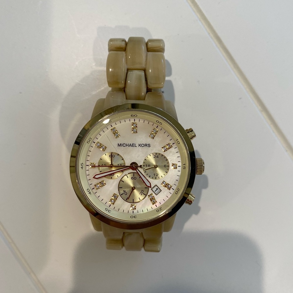 Michael Kors Women’s MH 5217 Oversized Horn Watch